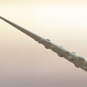 Yamato's kanabo club from One Piece rendered and 3d modeled in SolidWorks and Maya (perspective view)