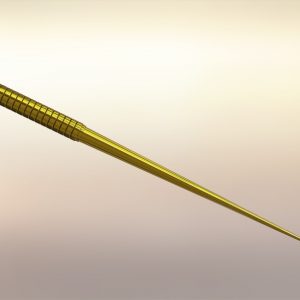 Yor Briar's stiletto weapon from Spy x Family rendered and 3d modeled in SolidWorks (perspective view)